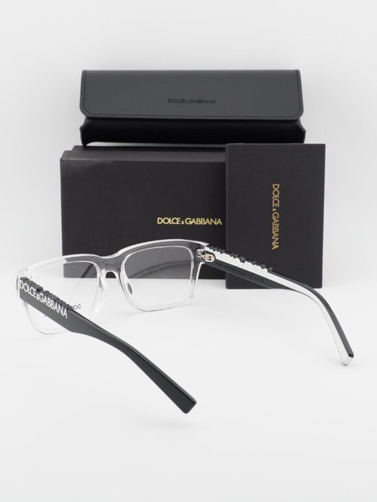 Dolce & Gabbana DG5112 3133 Rectangle Eyeglasses 55mm - Transparent main image 5